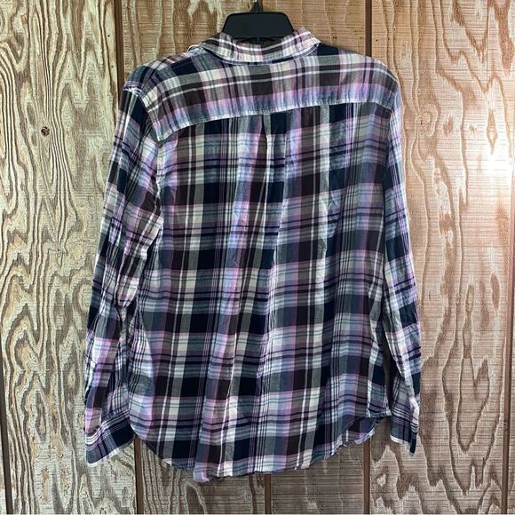 Chaps Plaid Button Down Shirt - Picture 3 of 3